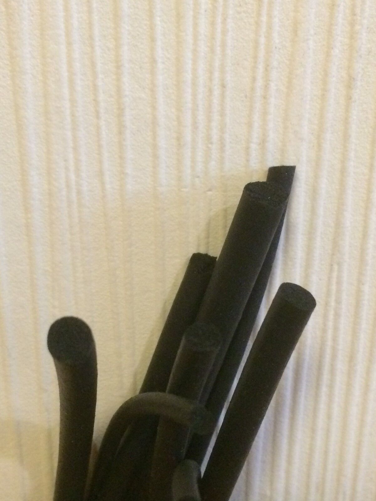 1 Meter Rundschnur Moosgummi Fugenprofil Rundprofil EPDM schwarz Ø 5mm 1C16-03