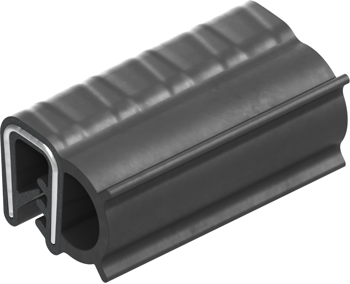 5 m Dichtungsprofil Dichtprofil Kantenschutz EPDM schwarz KB 1 - 3,5mm 1C11-06