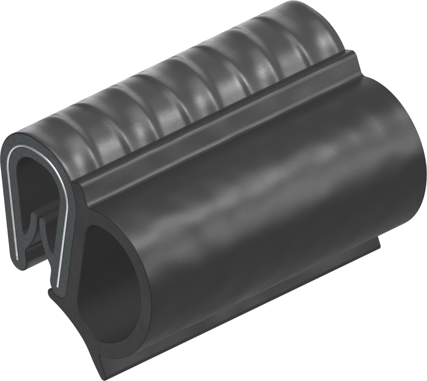 1 m Dichtungsprofil Dichtprofil Kantenschutz EPDM PVC schwarz KB 1 - 4mm 1C11-23
