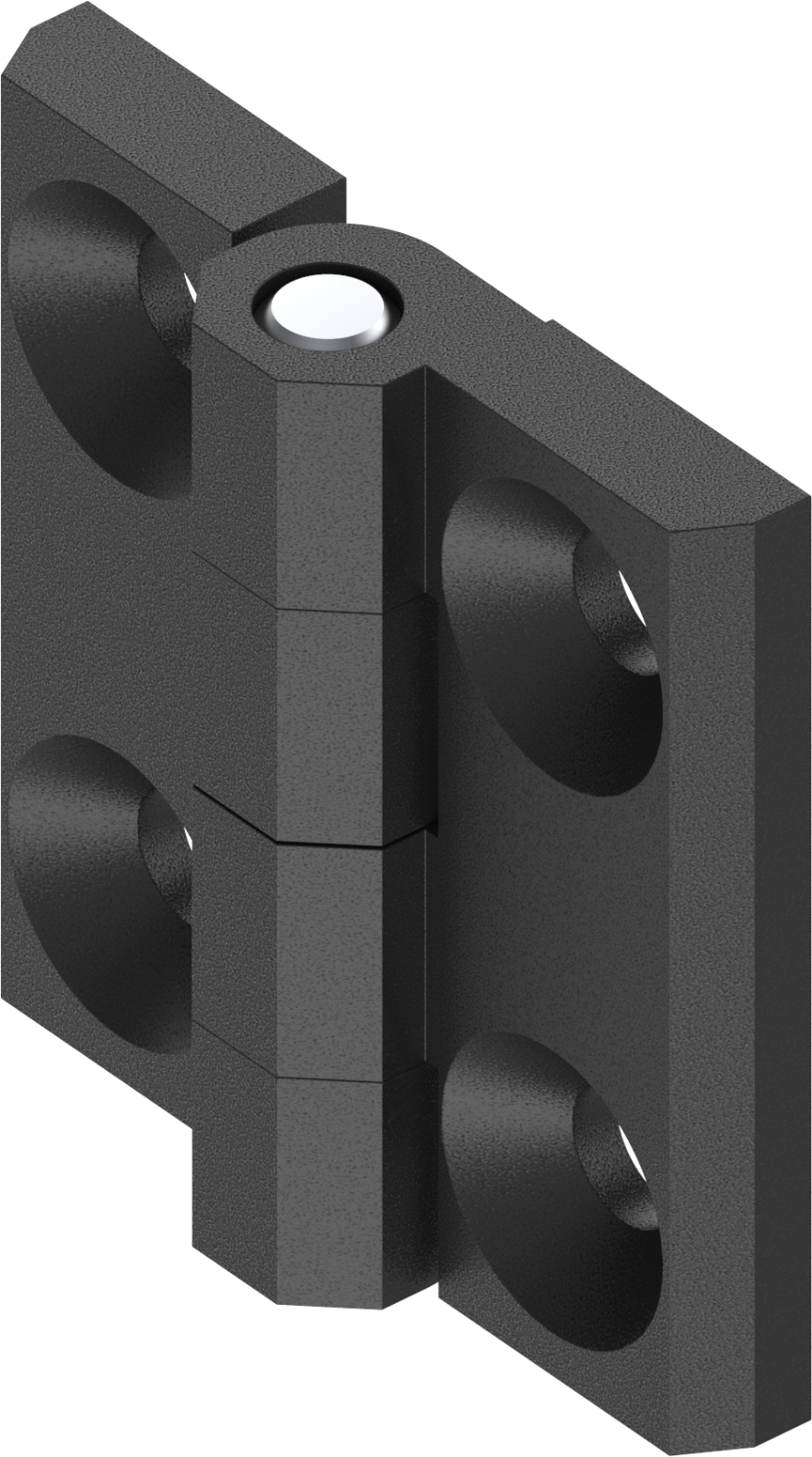 1x Scharnier Anschraubscharnier Türband Beschlag Z410 schwarz 60x60mm 1C56-U14