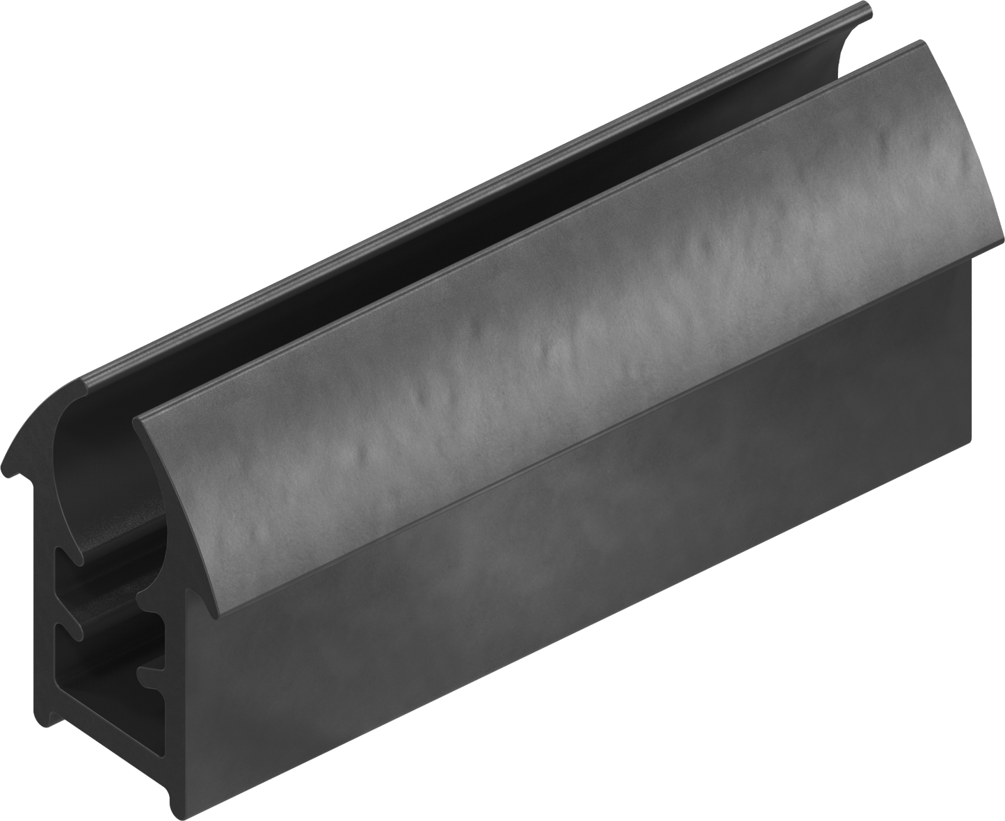 1m Fensterführungsprofil Fensterdichtung EPDM 3 - 4 mm Scheibe schwarz 1C38-16