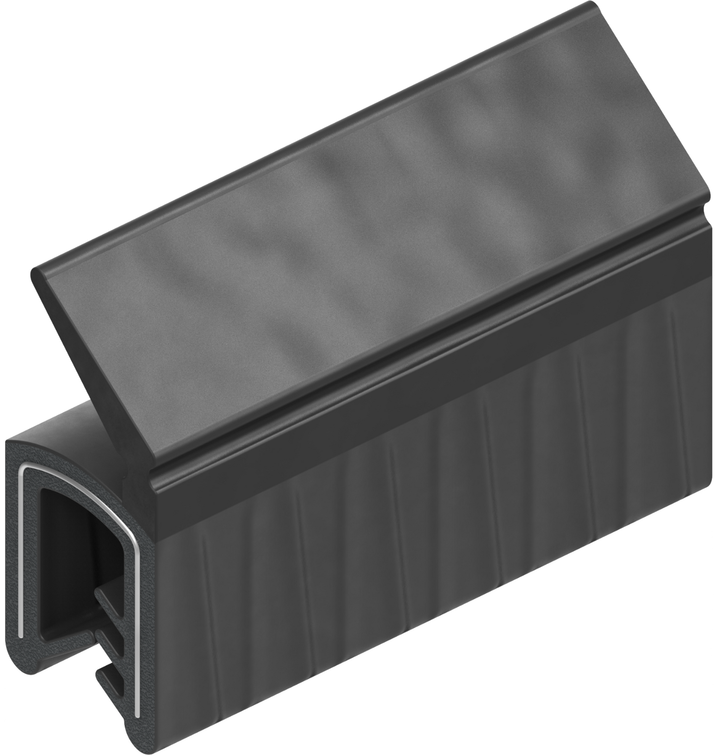 5 m Dichtungsprofil Dichtprofil Kantenschutz EPDM schwarz KB 1 - 3 mm 1C11-37