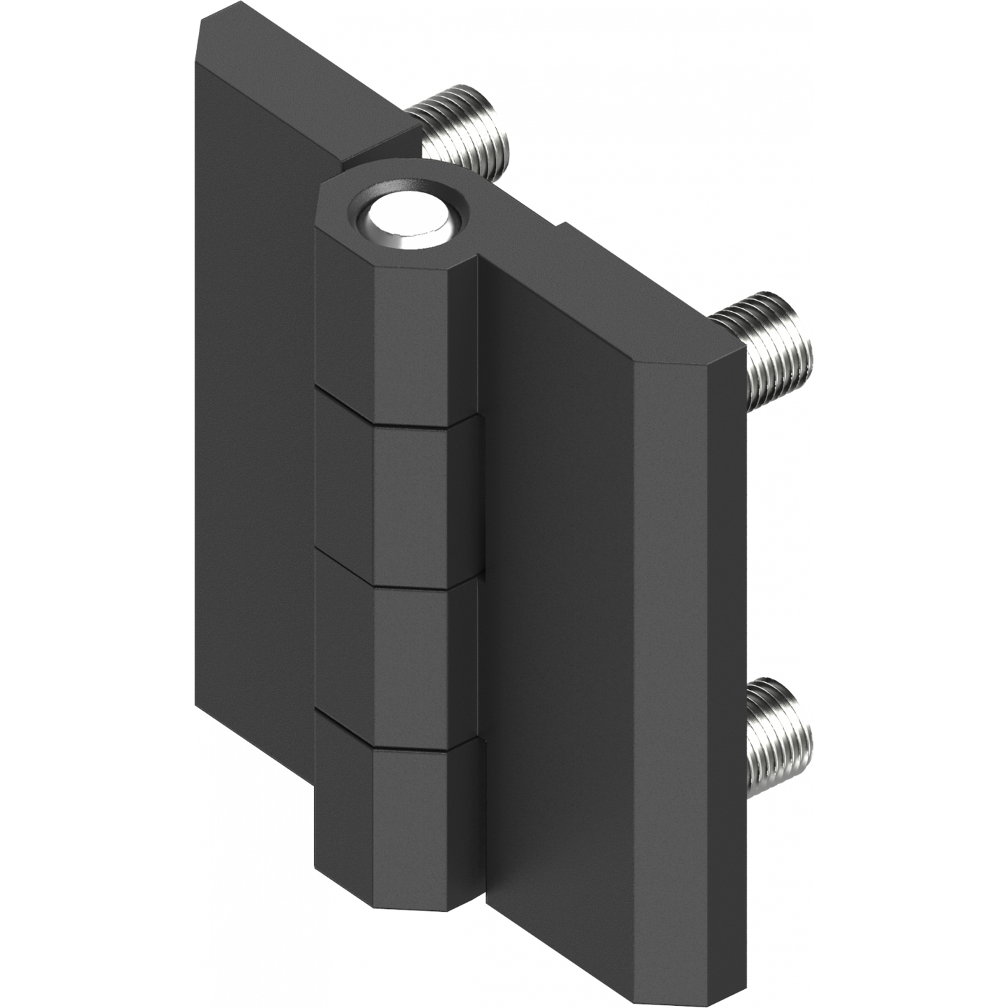 1x Scharnier Anschraubscharnier Türband Beschlag Z410 schwarz 60x60mm 1C56-U12