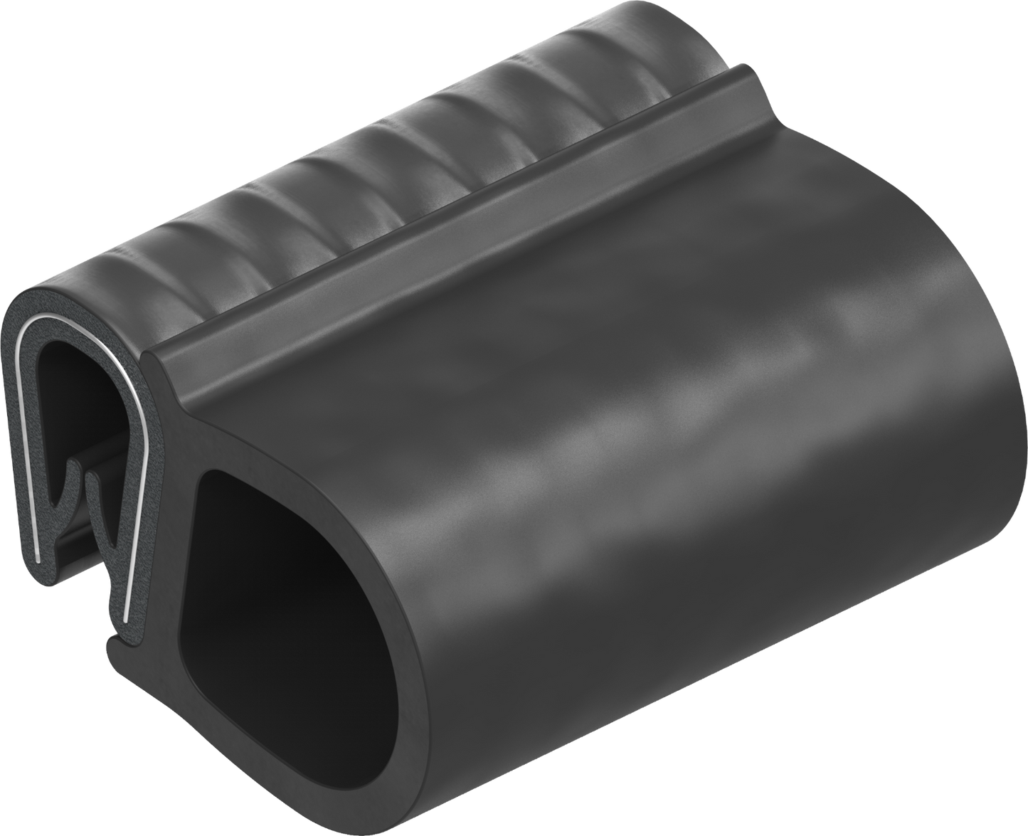 1 m Dichtungsprofil Dichtprofil Kantenschutz EPDM PVC schwarz KB 1 - 4mm 1C11-22
