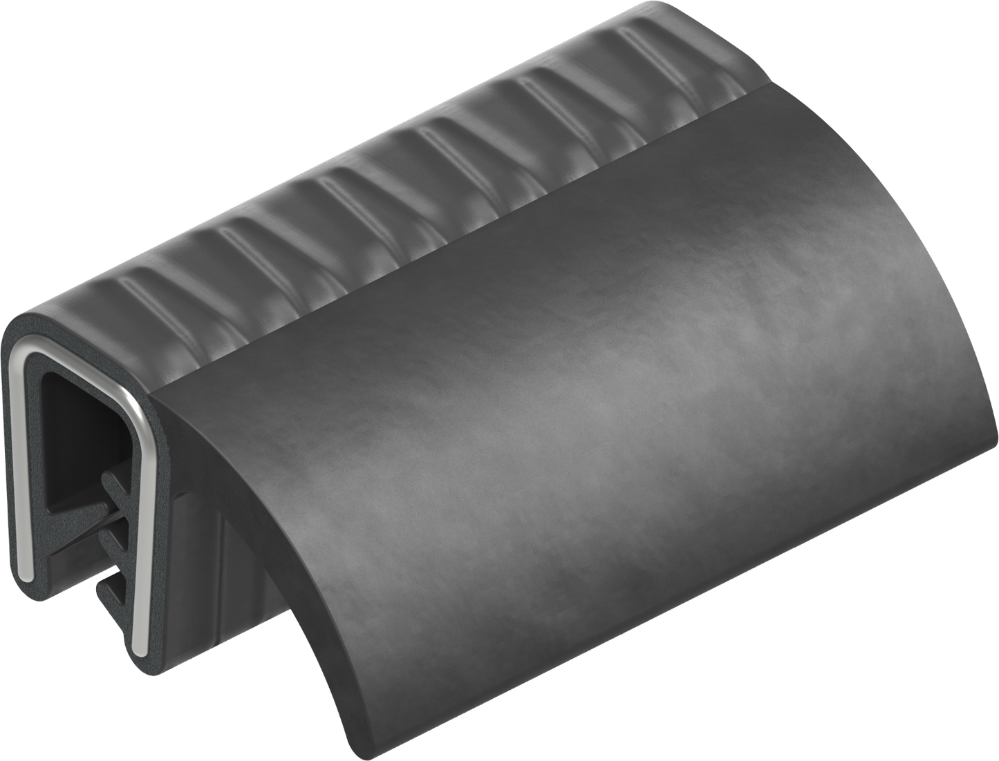 5 m Dichtungsprofil Dichtprofil Kantenschutz EPDM schwarz KB 1- 3,5 mm 1C11-08