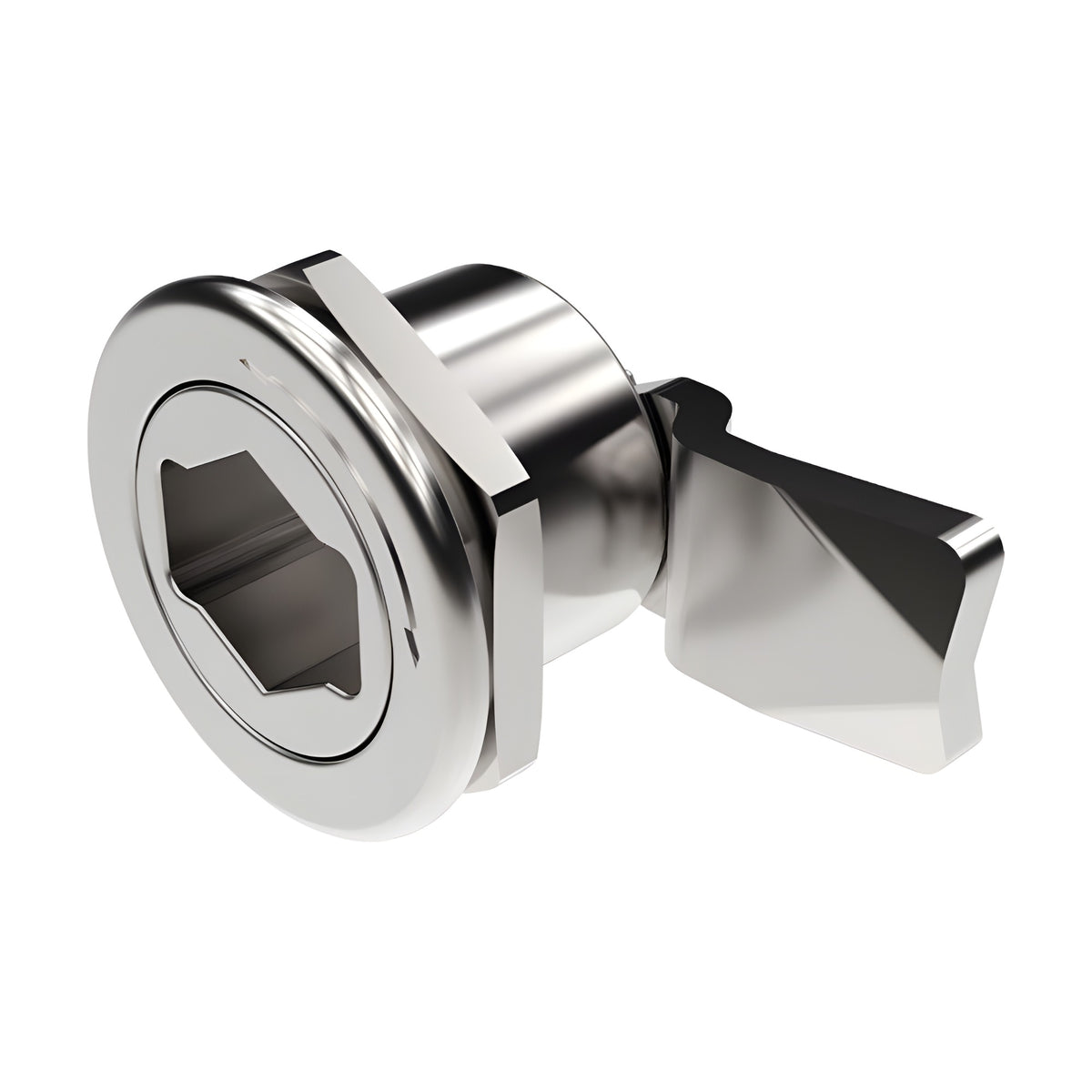 Cam lock, fire brigade lock, to DIN 14925, die-cast zinc chrome-plated (1C00-3061)