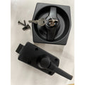 RS door lock with outside and inside handle, EK 333 plug cylinder, black (5131-U638)
