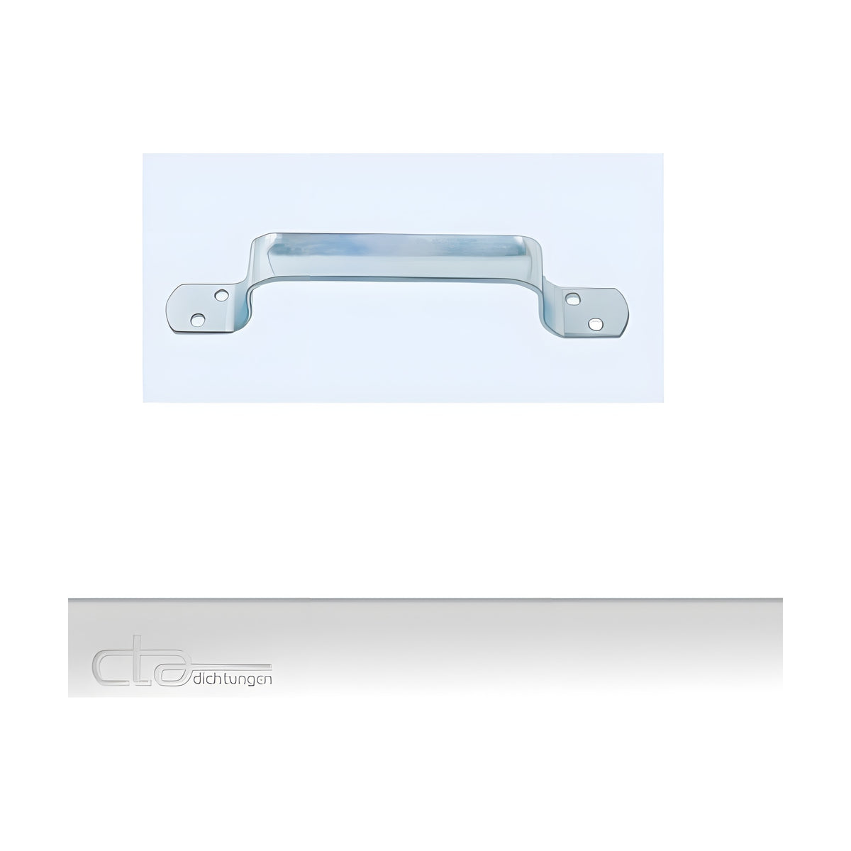 Case handle, 152 × 30 × 18 mm, steel zinc-plated (6C40-15-JQ)
