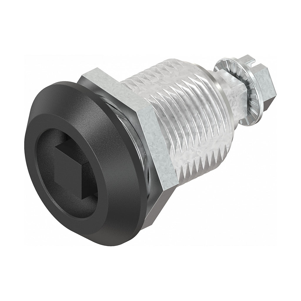 Drehspannverschluss, Vierkant 8 mm, Zink-Druckguss schwarz (1000-U755)