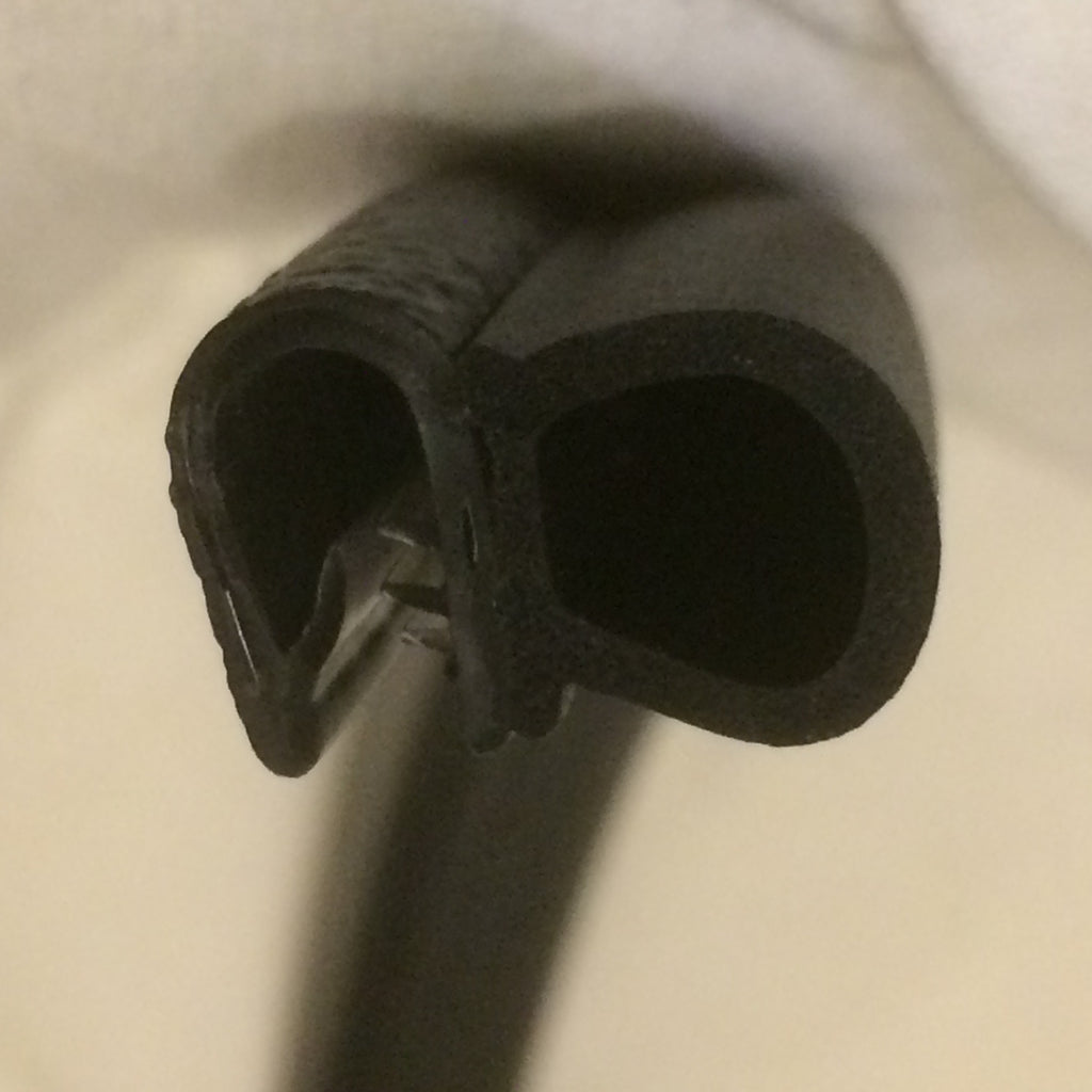 Klemmprofil mit Dichtkopf EPDM, Klemmbereich 2–4 mm, schwarz (1C11-9599)