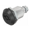 Drehspannverschluss, Doppelbart 5 mm, Zink-Druckguss schwarz (1000-U748)