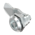Drehriegel, Dreikant 8 mm, Zungenhöhe 13 mm, Zink-Druckguss verchromt (1C00-413)