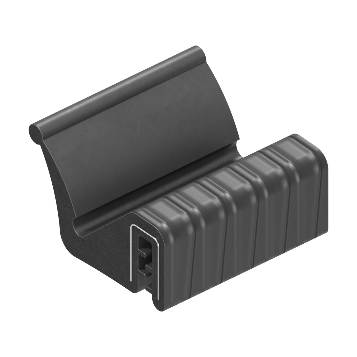 Klemmprofil mit Dichtkopf EPDM, Klemmbereich 1–3 mm, schwarz (1C11-35) – Ansicht 5