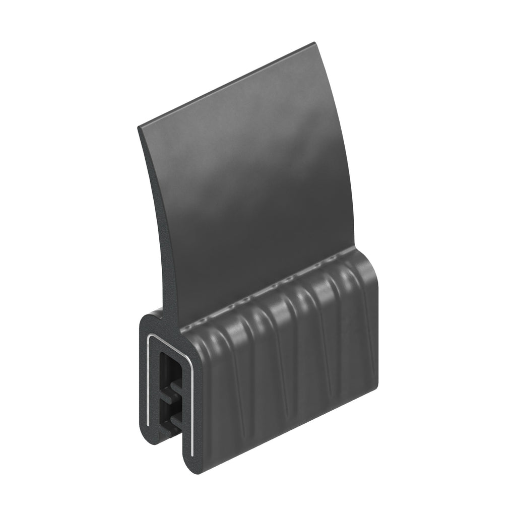 Klemmprofil mit Dichtkopf EPDM, Klemmbereich 1–3 mm, schwarz (1C11-30)
