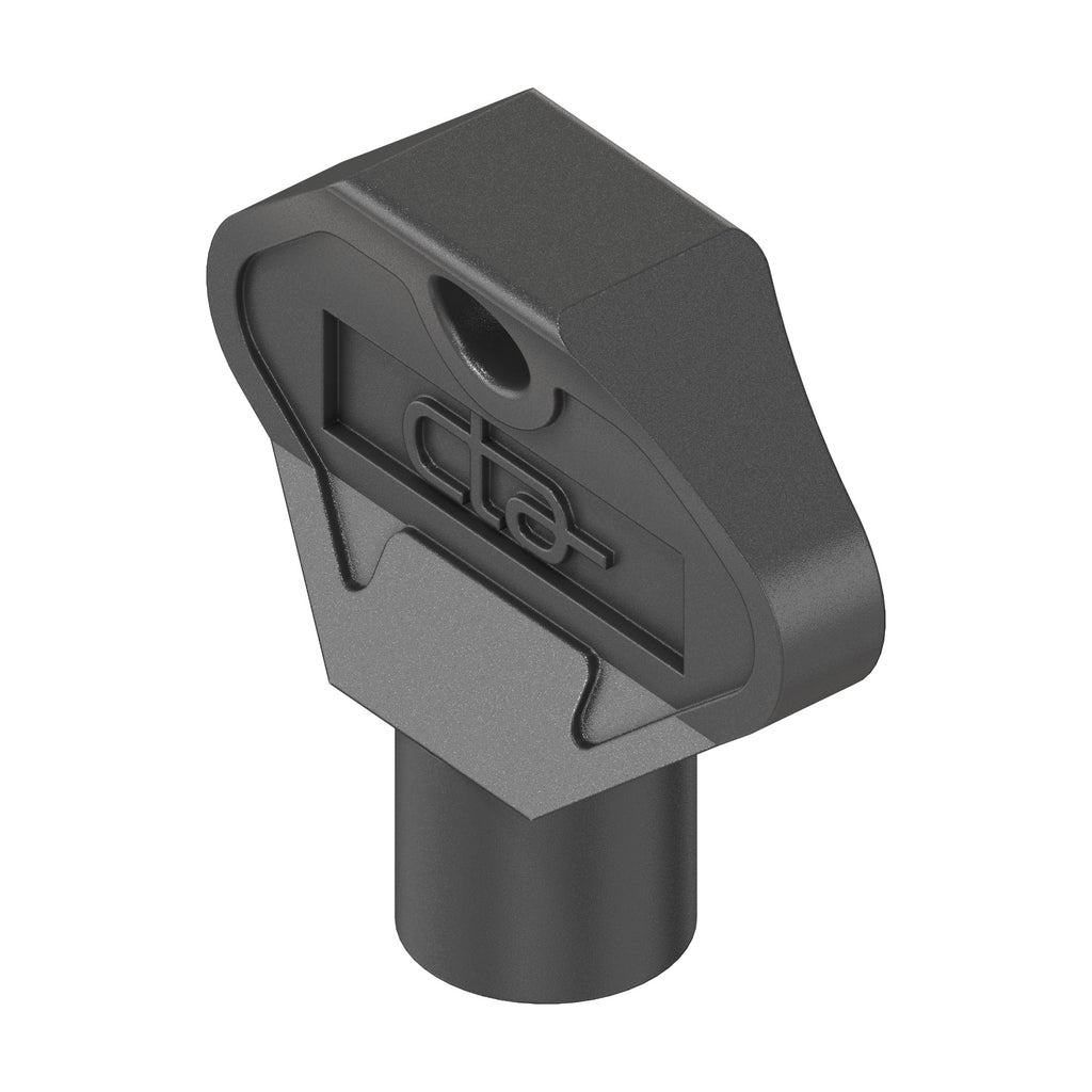 Square key, 7 mm, plastic black (1C04-36)
