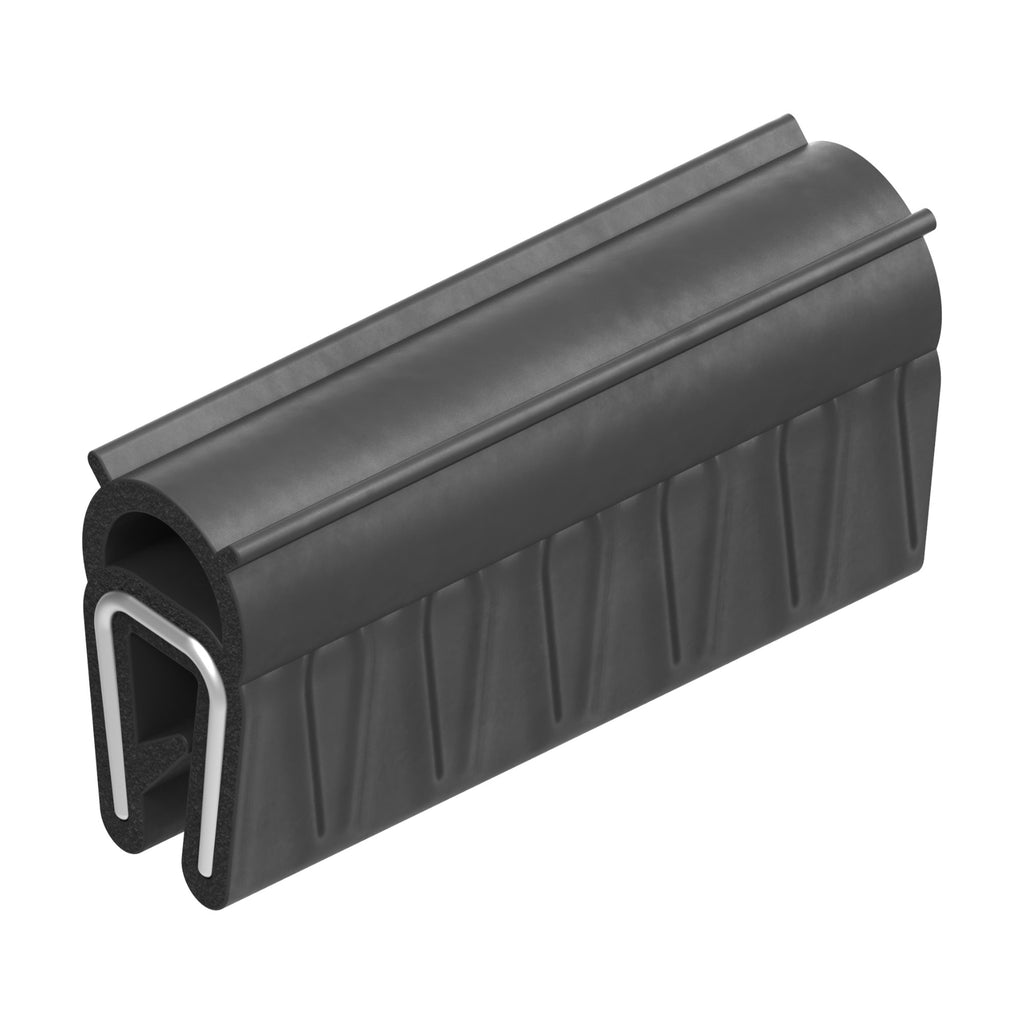 Klemmprofil mit Dichtkopf EPDM, Klemmbereich 0,8–2,5 mm, schwarz (1C11-10)