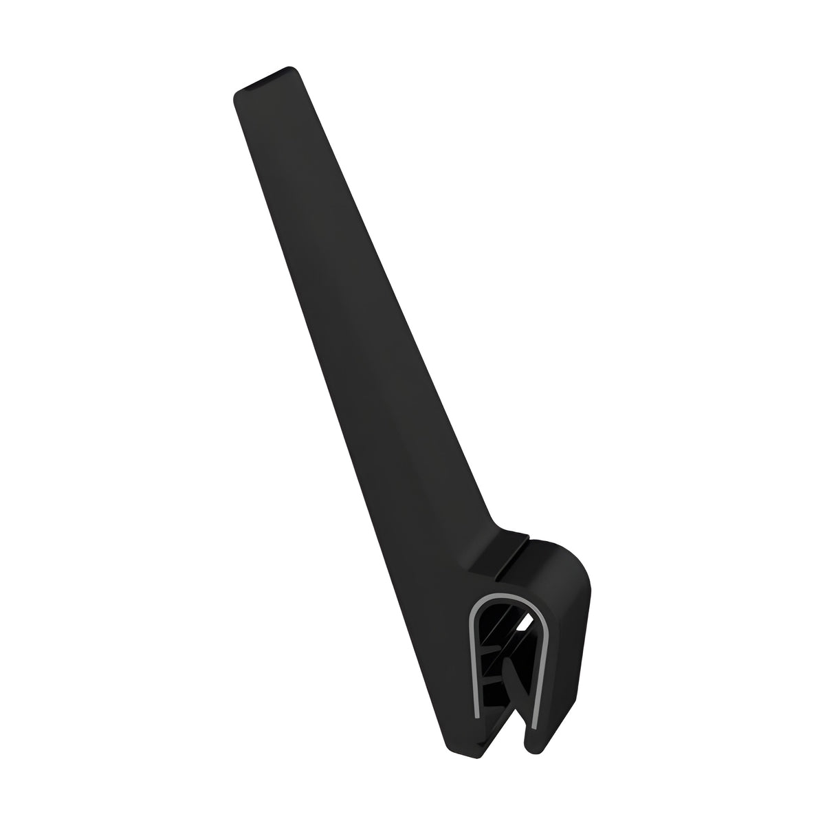Klemmprofil mit Dichtkopf EPDM / PVC, Klemmbereich 4–6 mm, schwarz (1C11-6019-06)