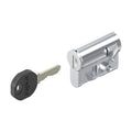Profile half cylinder with EK 333 round cylinder and key (1109-U02)