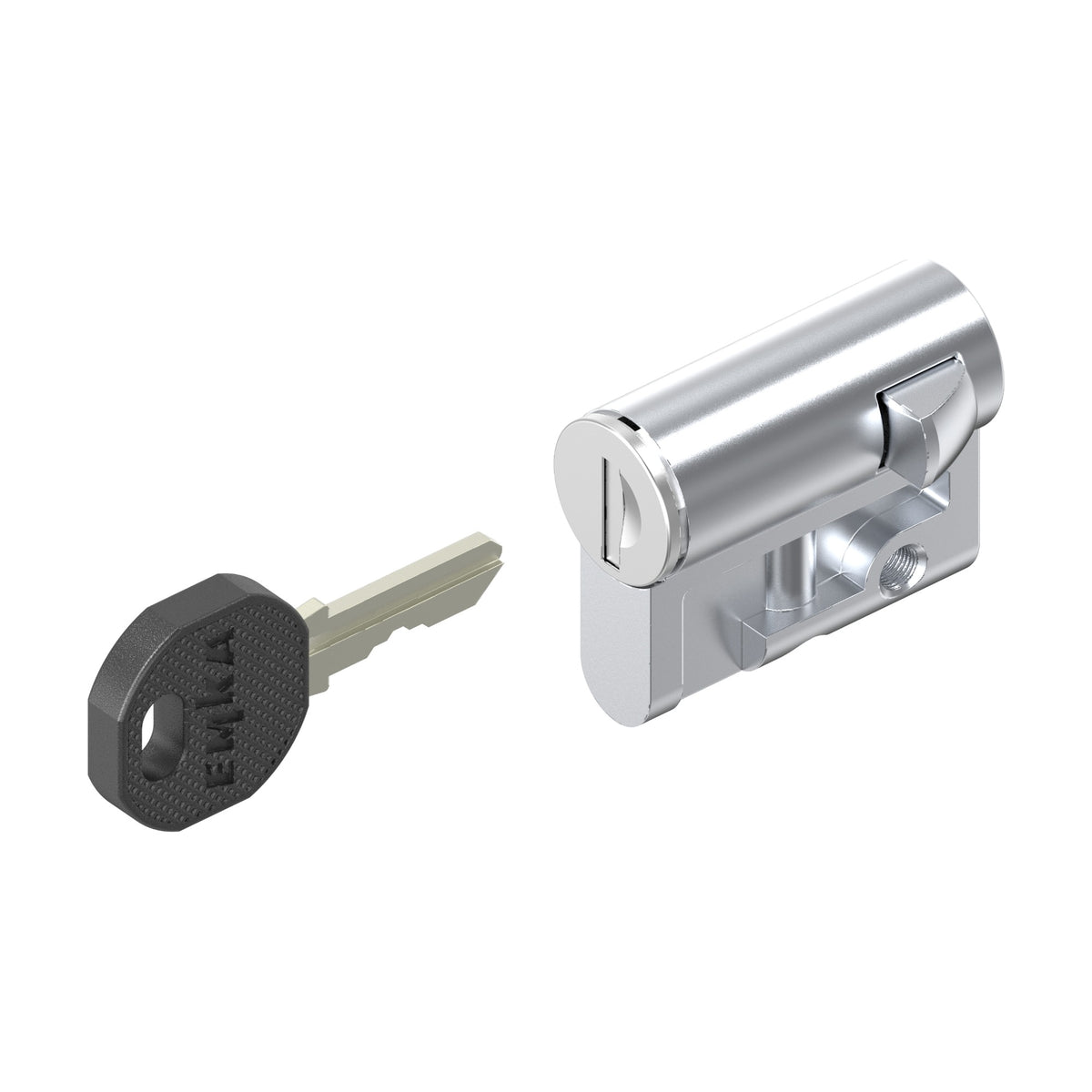 Profile half cylinder with EK 333 round cylinder and key (1109-U02)