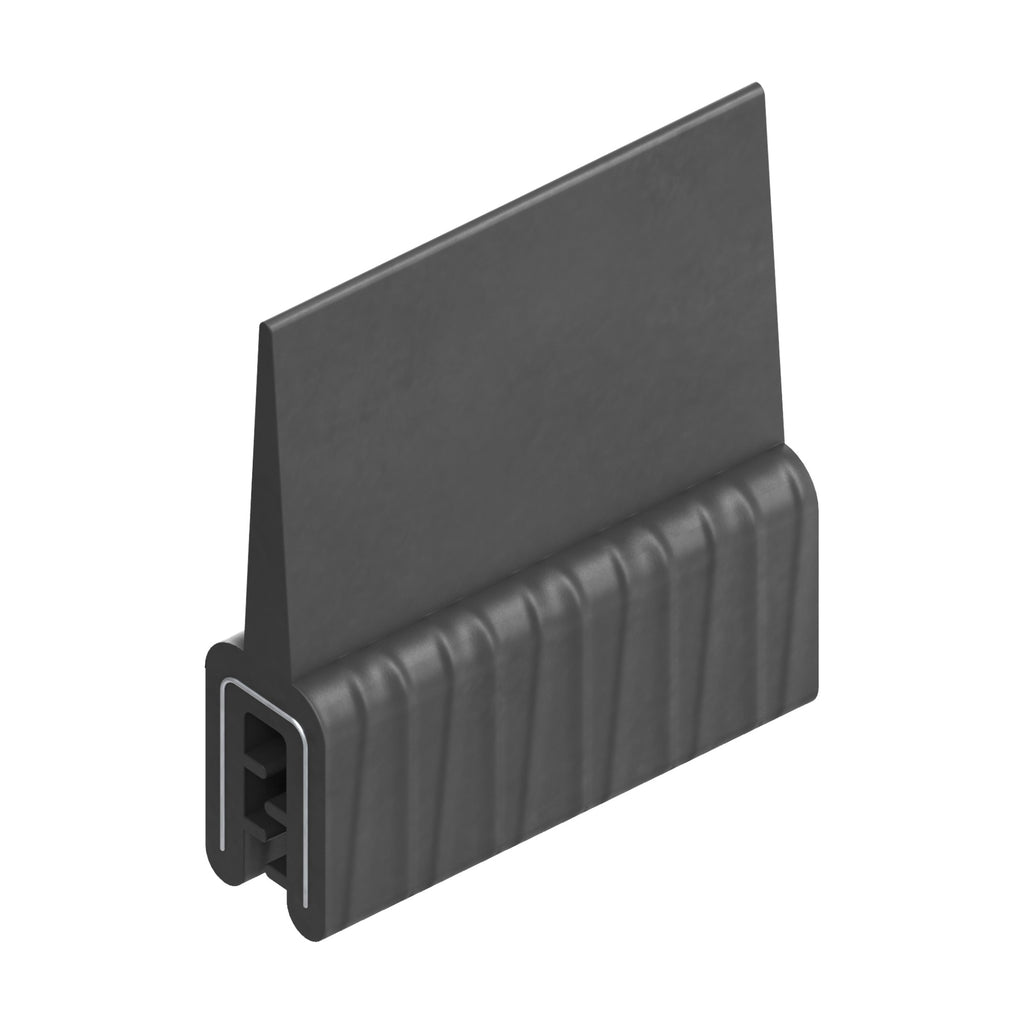 Klemmprofil mit Dichtkopf EPDM, Klemmbereich 1–3 mm, schwarz (1C11-36)