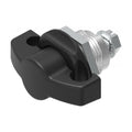 Cam lock, for padlock, shackle up to 8 mm, without cam, die-cast zinc black (1000-U429-1)