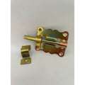 Schieberiegel, 70 × 40 mm, Bolzen Ø 7 mm, Stahl gelb verzinkt (1C60-01)