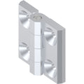 Anschraubscharnier, 60 × 60 mm, Zink-Druckguss verchromt (1C56-U13)