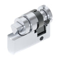 Profil-Halbzylinder 10/30 mit Dreikant 8 mm (1109-SU31)