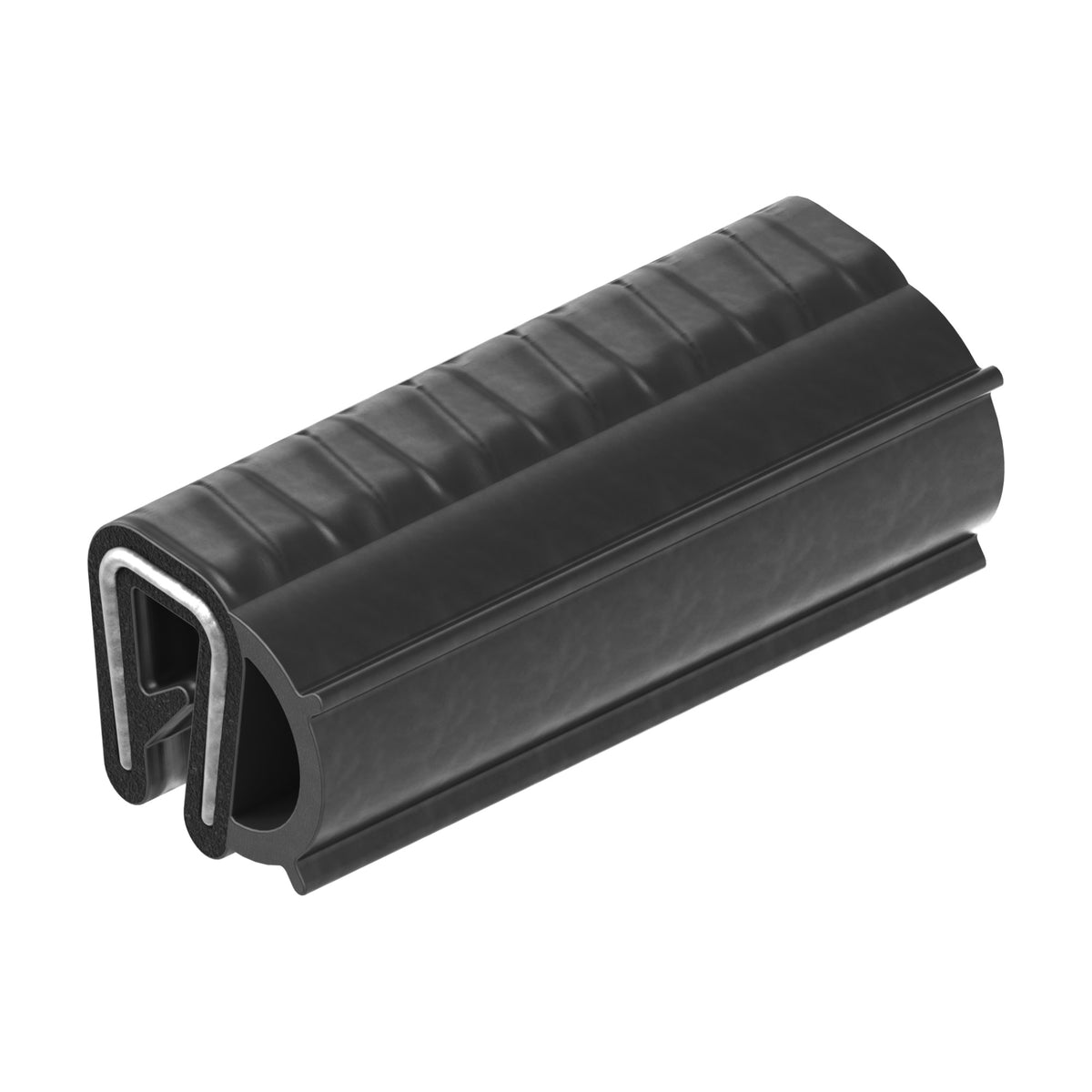 Klemmprofil mit Dichtkopf EPDM, Klemmbereich 0,8–2,5 mm, schwarz (1C11-09) – Ansicht 2