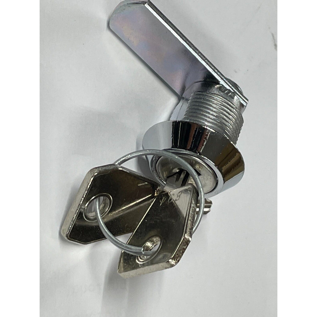 Zylindervorreiber für Schränke, 2 Schlüssel, Zink-Druckguss verchromt (7158-3326) – Ansicht 2