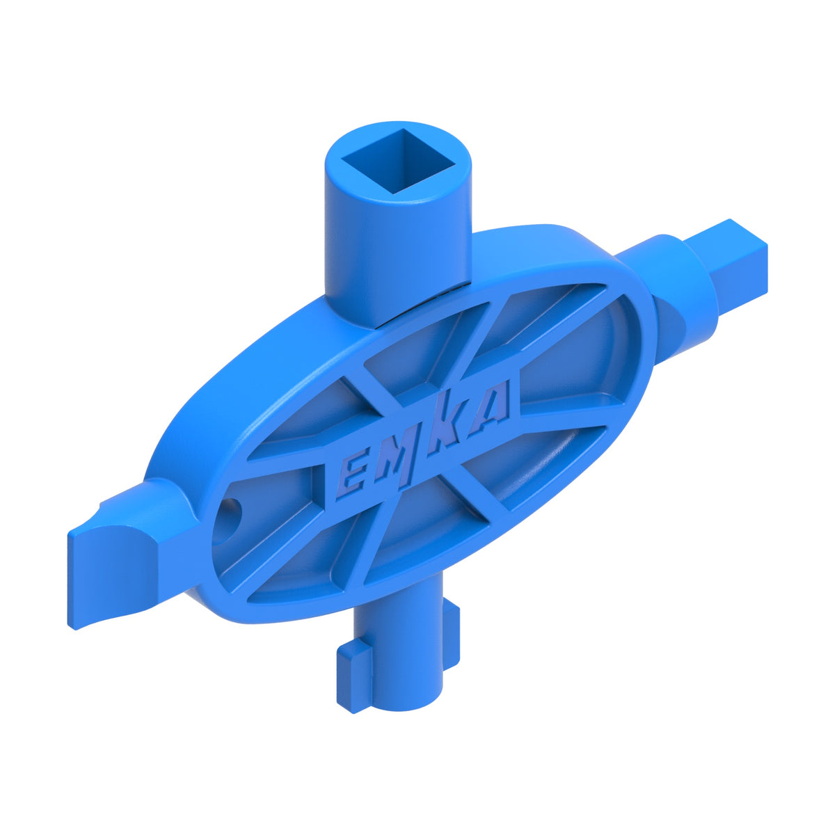 Universal key, 5 mm, plastic blue (1C04-48)
