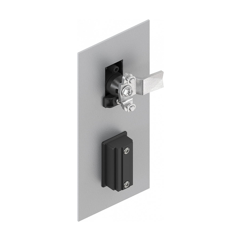Schwenkgriff mit Push-to-Open, Zylinder EK 333, Zink-Druckguss (1225-U302) – Ansicht 4