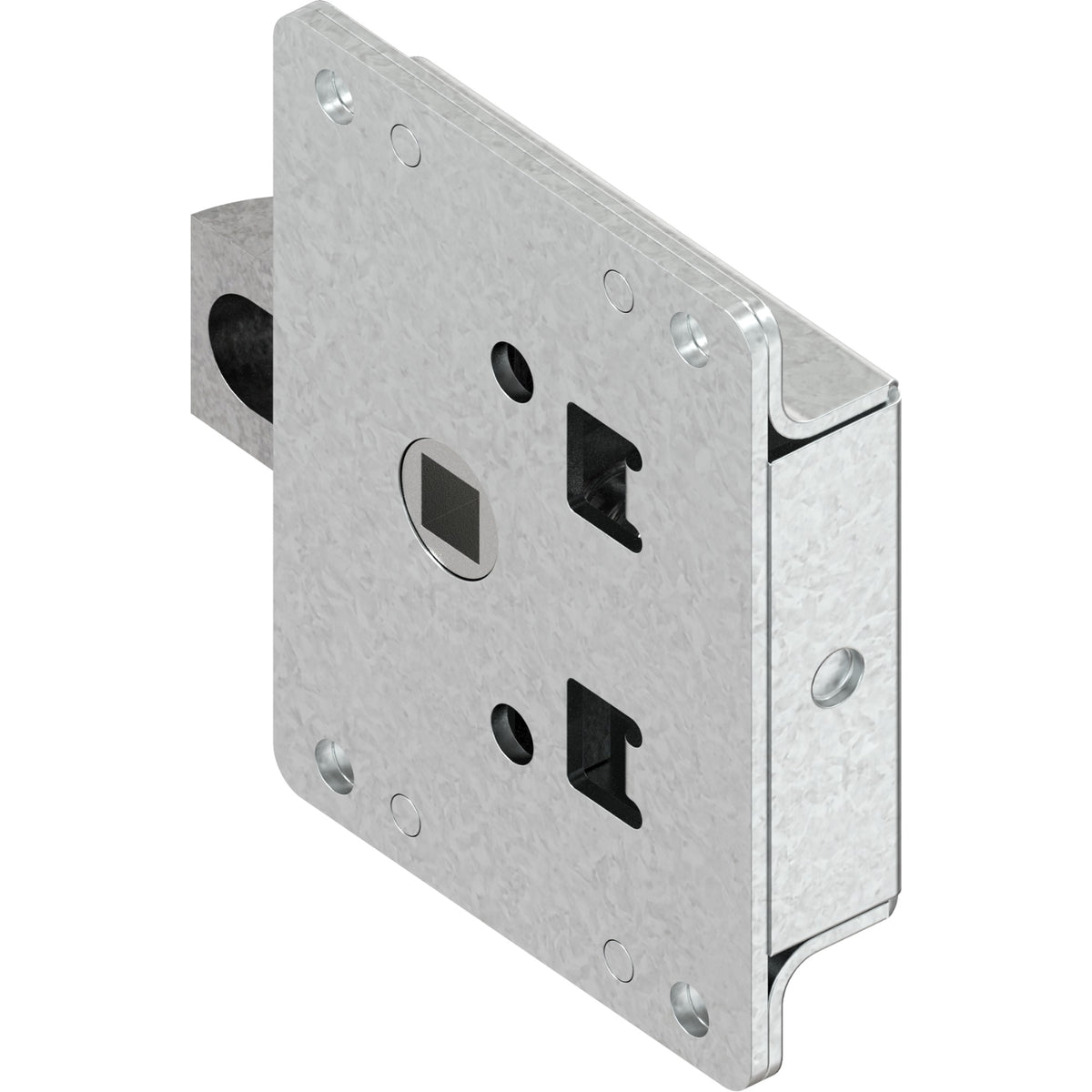 Latch lock (spring bolt), square 8 mm, steel blue (1C34-U01) – view 3