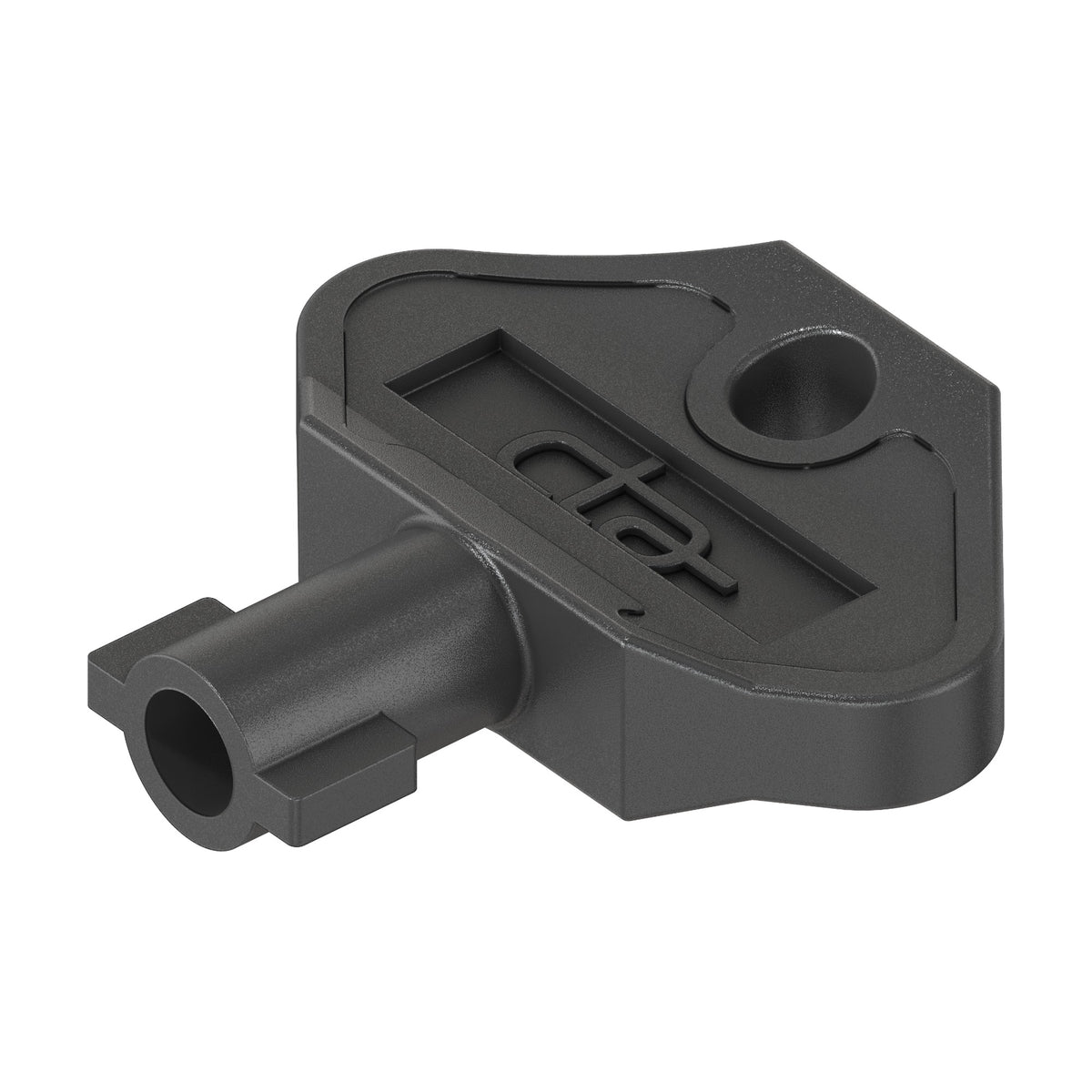 Double-bit key, 5 mm, plastic black (1C04-33) – view 2