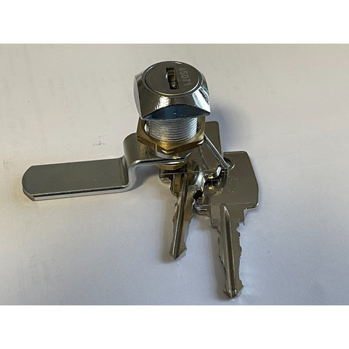 Zylindervorreiber 24 mm, 2 Schlüssel, Zink-Druckguss verchromt (7401-2174) – Ansicht 2