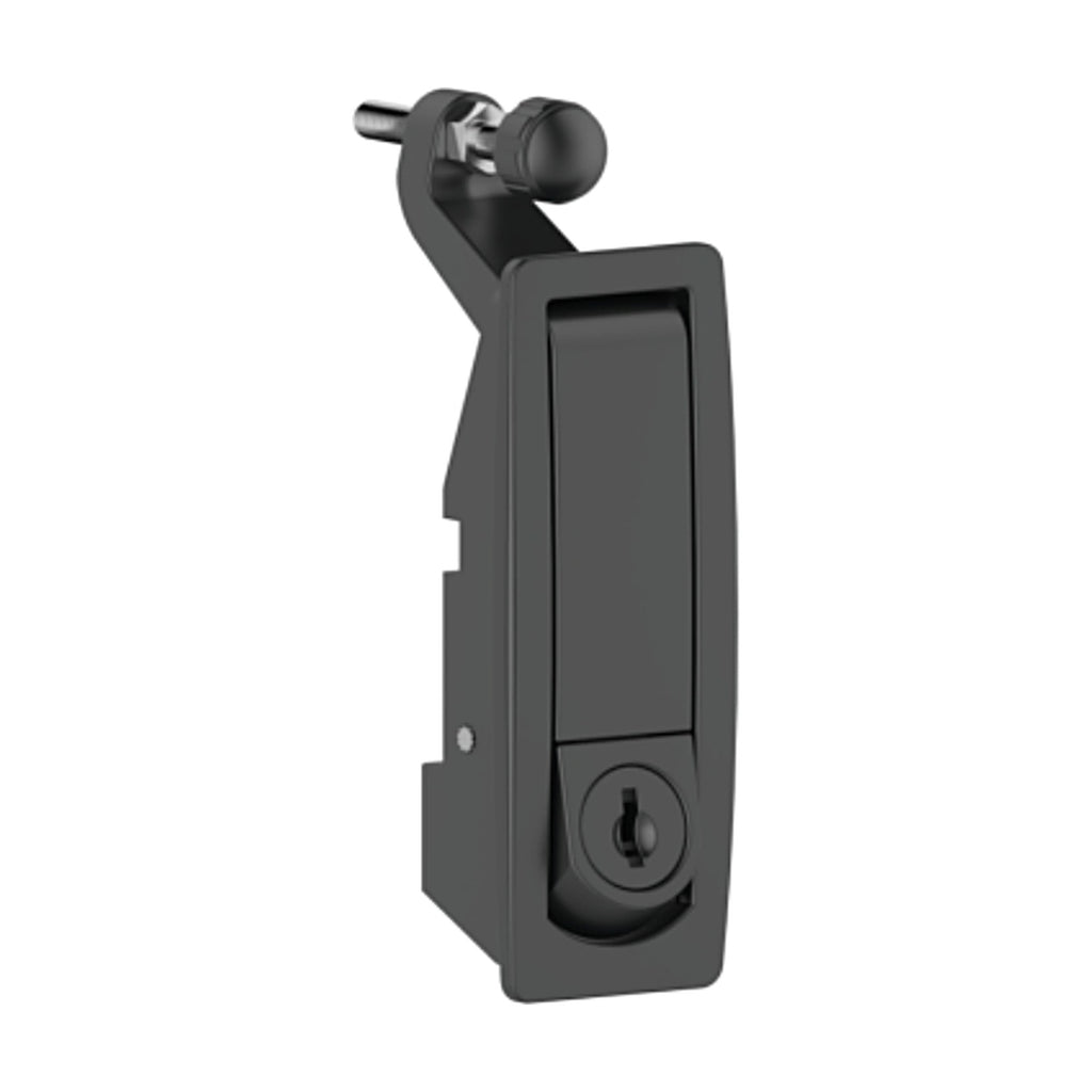 Adjustable compression lever latch, lockable, die-cast zinc black (1C40-012-V2) – view 3