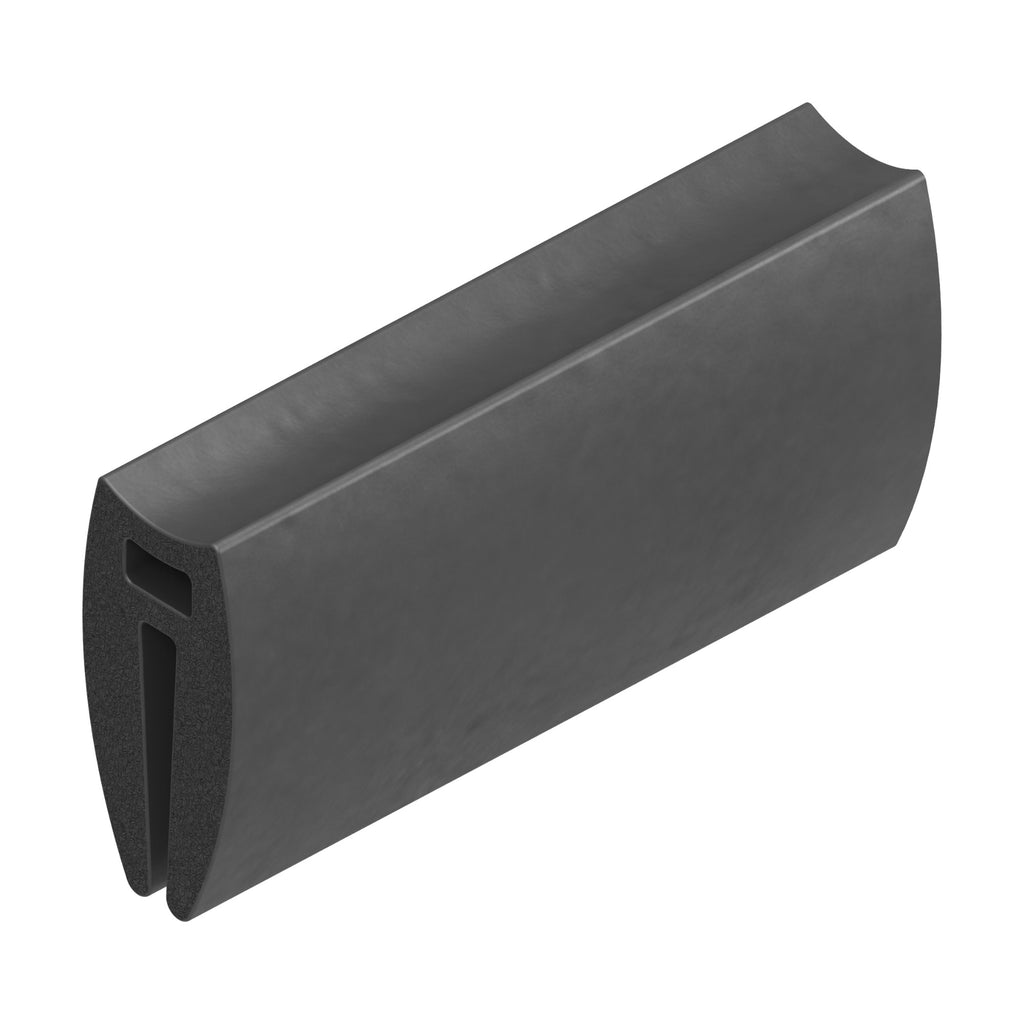 Kantenschutzprofil EPDM, Klemmbereich 1–1,6 mm, schwarz (1C38-02)