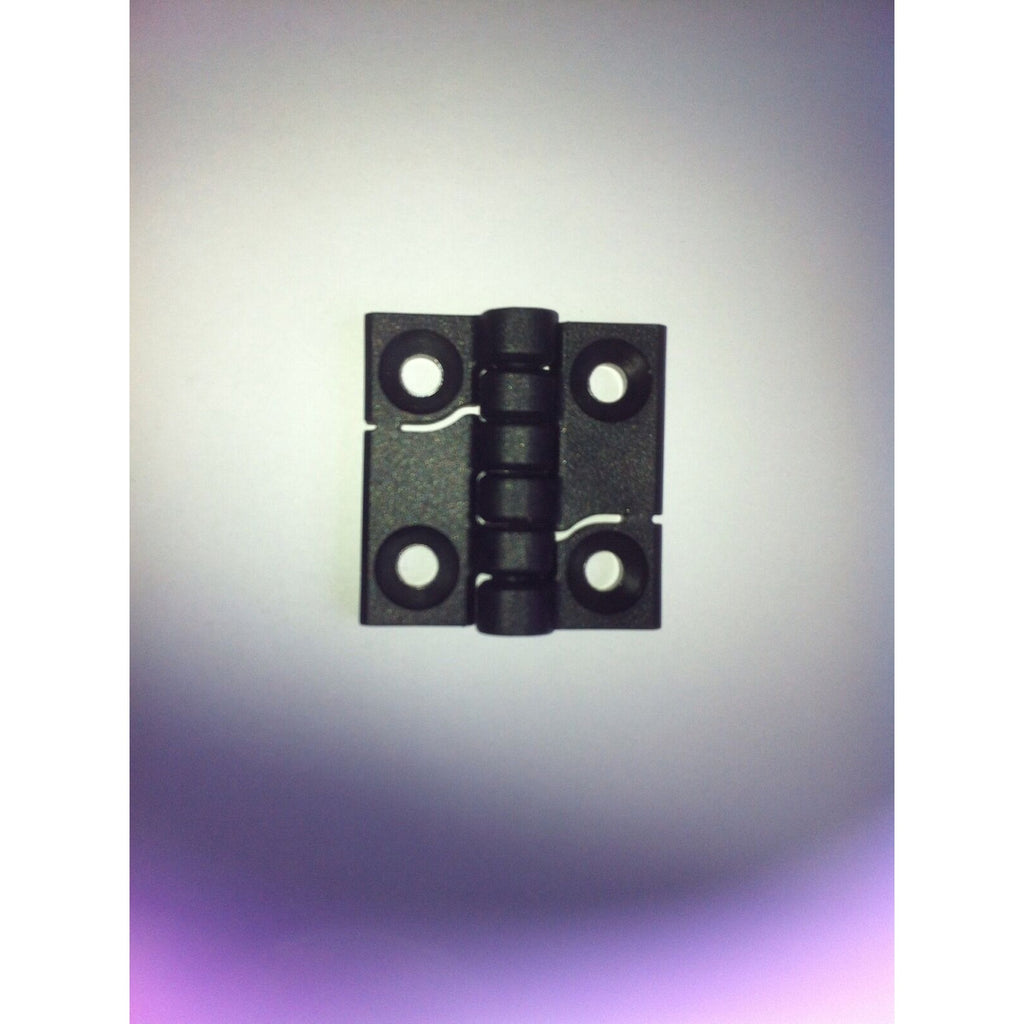 Surface-mounted hinge, 40 × 40 mm, plastic black (1C56-U66) – view 2