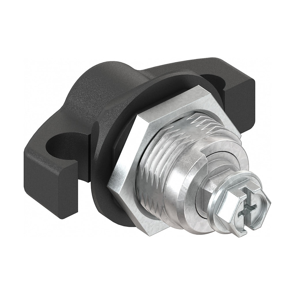 Cam lock, for padlock, shackle up to 8 mm, without cam, die-cast zinc black (1000-U429-1) – view 2