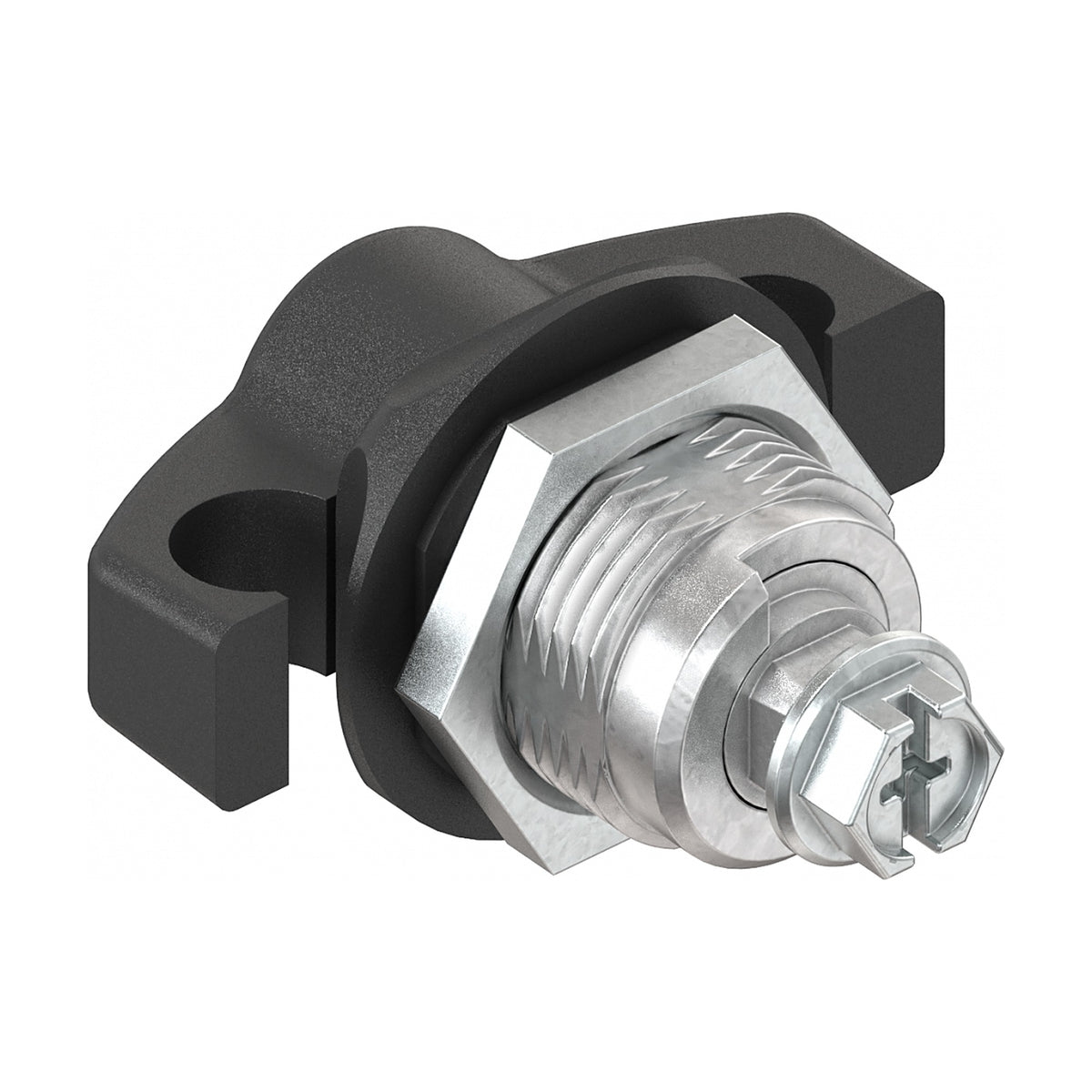 Cam lock, for padlock, shackle up to 8 mm, without cam, die-cast zinc black (1000-U429-1) – view 2