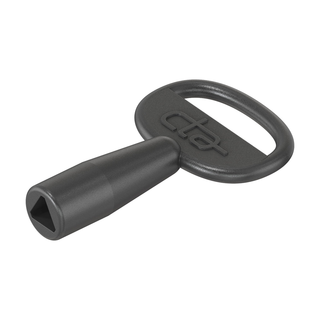 Dreikantschlüssel, 6,5 mm, Zink-Druckguss schwarz (1C04-21)