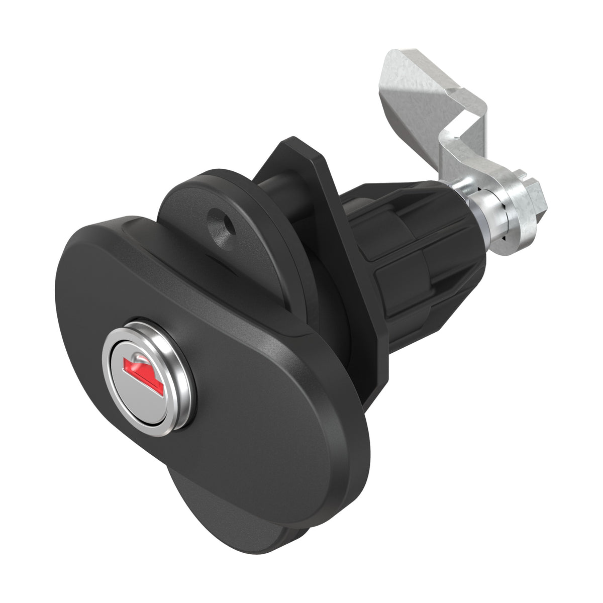 Compression cam lock, Rotary compression latch for flaps, plastic black (1C00-85350) – view 2