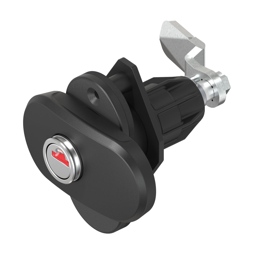 Compression cam lock, Rotary compression latch for flaps, plastic black (1C00-853) – view 3