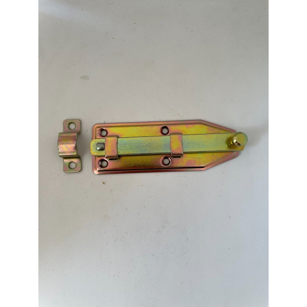 Schieberiegel, 110 × 35 mm, Flachbolzen 13 × 3 mm, Stahl gelb verzinkt (1C60-03) – Ansicht 3