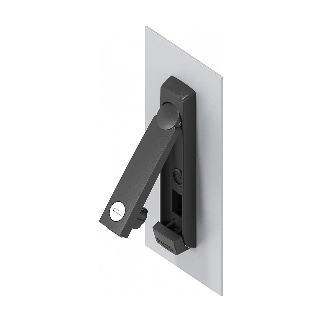 Schwenkgriff mit Push-to-Open, Zylinder EK 333, Zink-Druckguss (1225-U302) – Ansicht 6