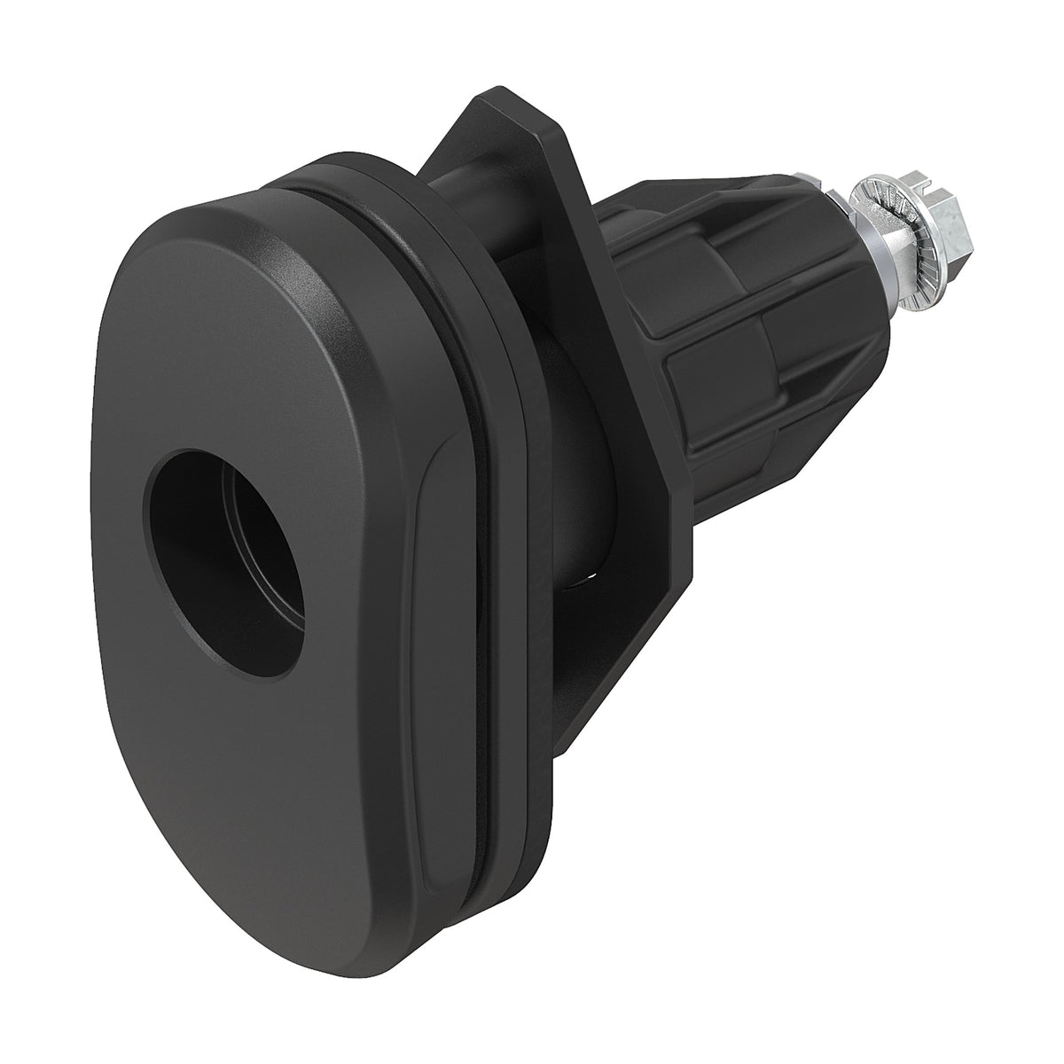Compression cam lock, Rotary compression latch for flaps, plastic black (1C00-85350) – view 4