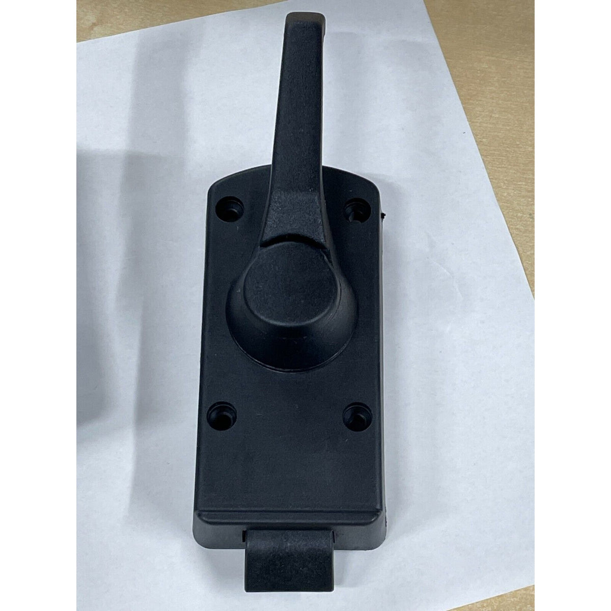 RS door lock with outside and inside handle, EK 333 plug cylinder, black (5131-U638) – view 5