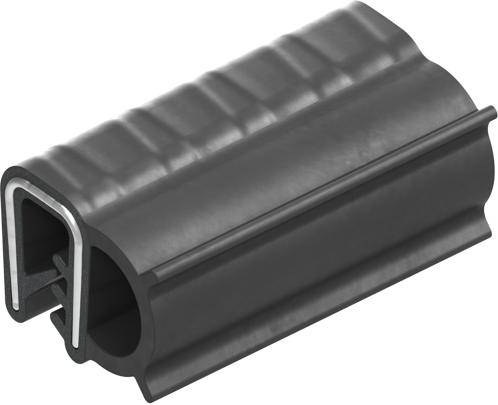 5 m Dichtungsprofil Dichtprofil Kantenschutz EPDM schwarz KB 1 - 3,5mm 1C11-06