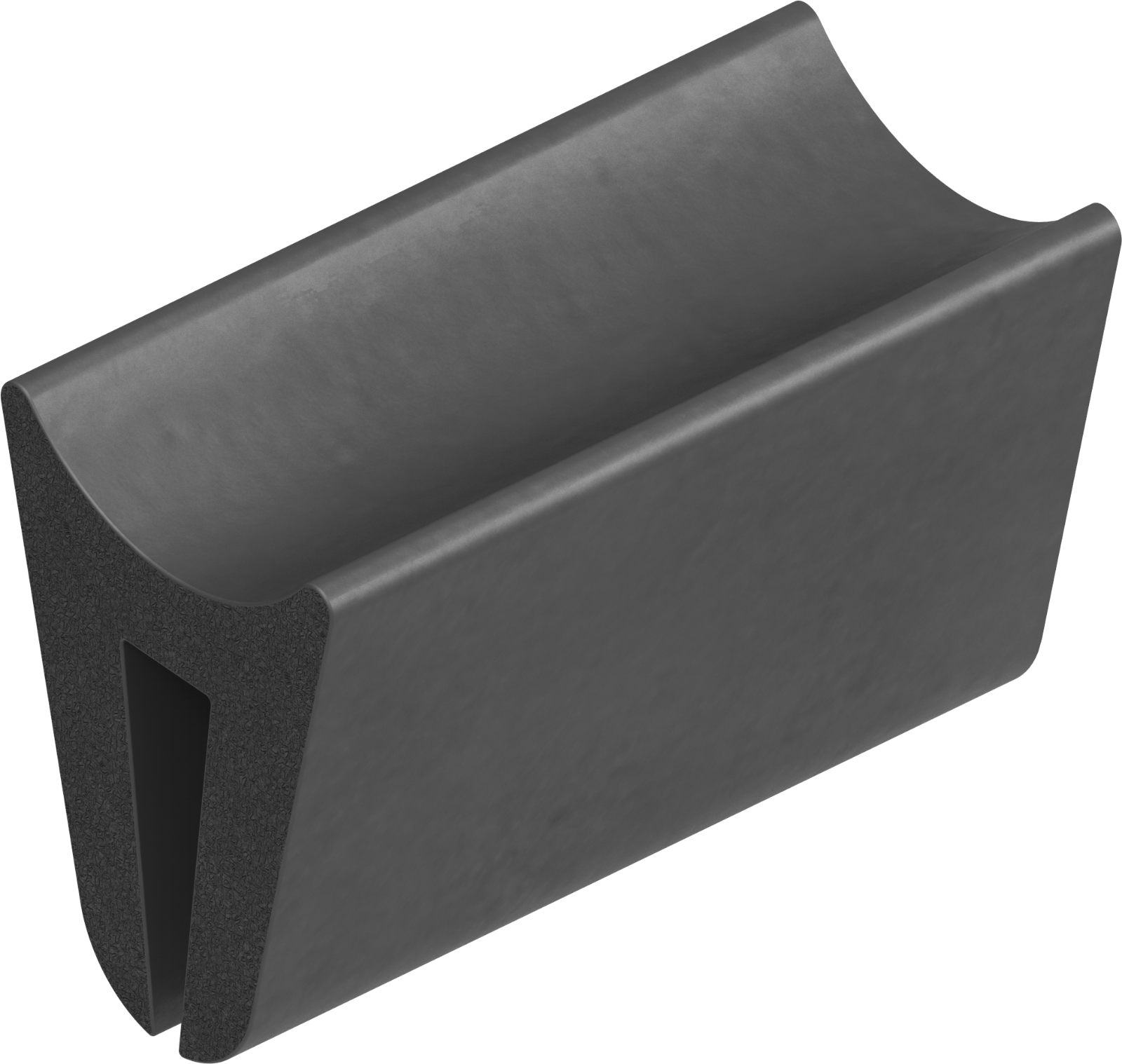 1x m Gummiprofil Dichtprofil Kantenschutz EPDM  U-Profil KB 3 - 4 mm 1C38-07