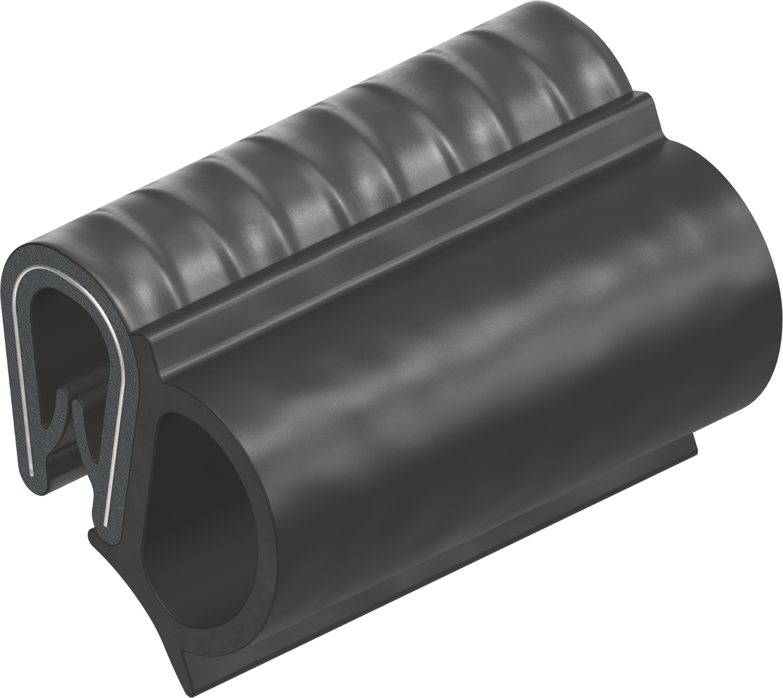 1 m Dichtungsprofil Dichtprofil Kantenschutz EPDM PVC schwarz KB 1 - 4mm 1C11-23